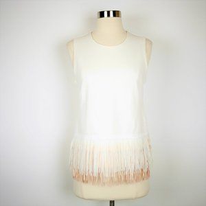 J. Crew Ivory off white sleeveless loose blouse